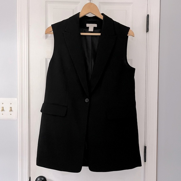 H&M Oversized Sleeveless Blazer - Picture 4 of 7